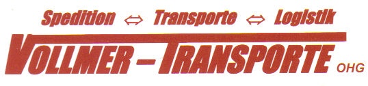 VOLLMER-TRANSPORTE OHG, Spedition-Transporte-Logistik